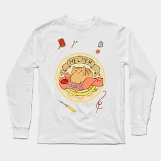 Helper Cat Long Sleeve T-Shirt